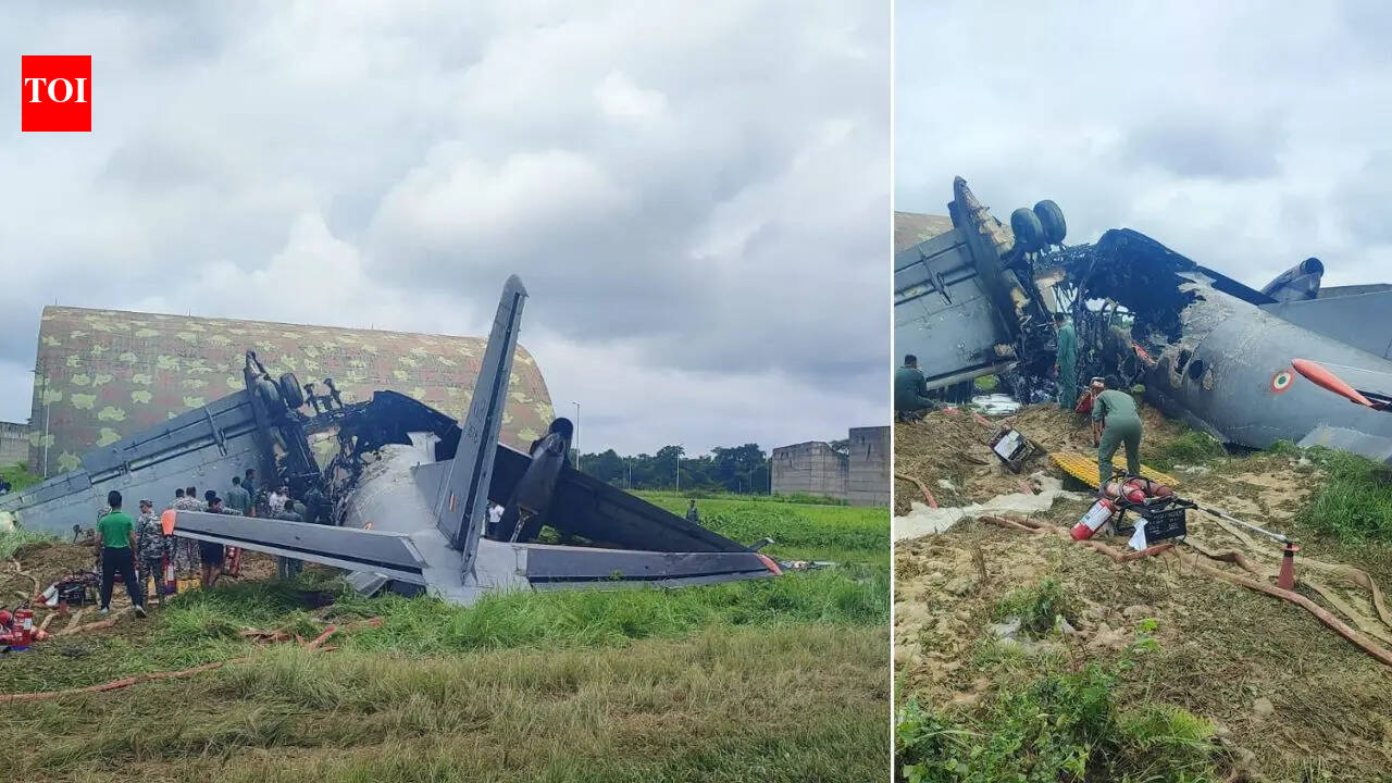 5 IAF personnel killed in An-32 aircraft crash in Assam’s Jorhat during routine sortie | India News