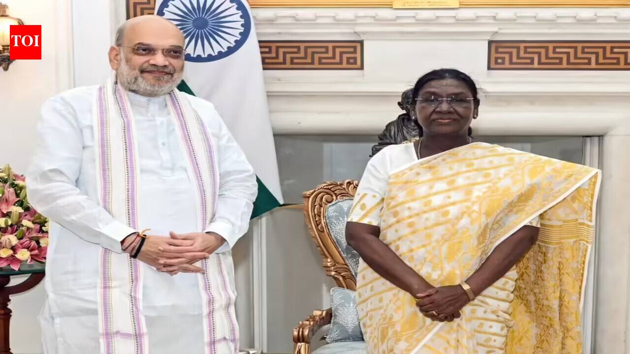 Amit Shah calls on president amid buzz of reshuffle of union council of ministers | India News