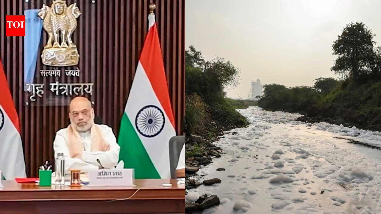 Amit Shah chairs meeting on Yamuna rejuvenation, pushes for coordinated clean-up plan | India News