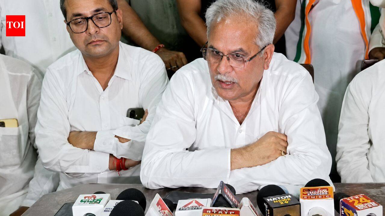 Bhupesh Baghel: ‘Looting in name of Ram’: Bhupesh Baghel attacks government over schools, farmers and Ram temple donations | India News