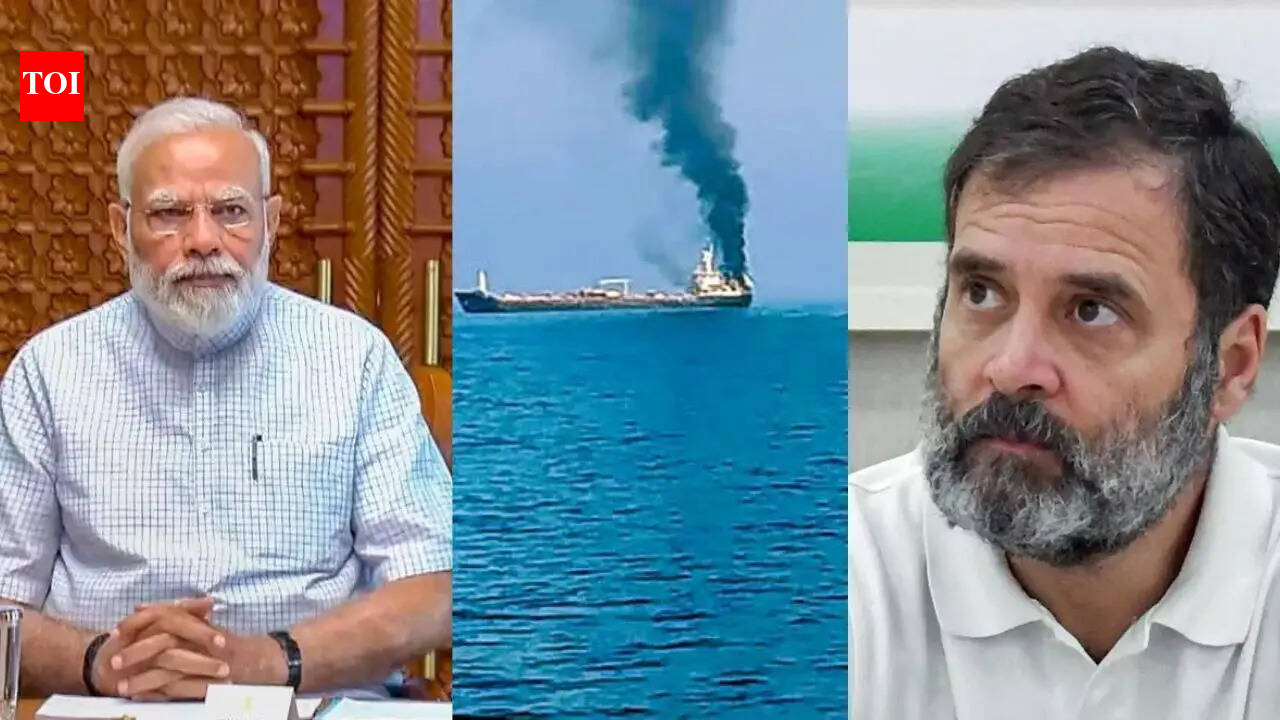 ‘Can’t protect sons of Mother India’: Rahul Gandhi attacks ‘compromised’ PM Modi for silence on killing of Indian sailors by US Navy | India News