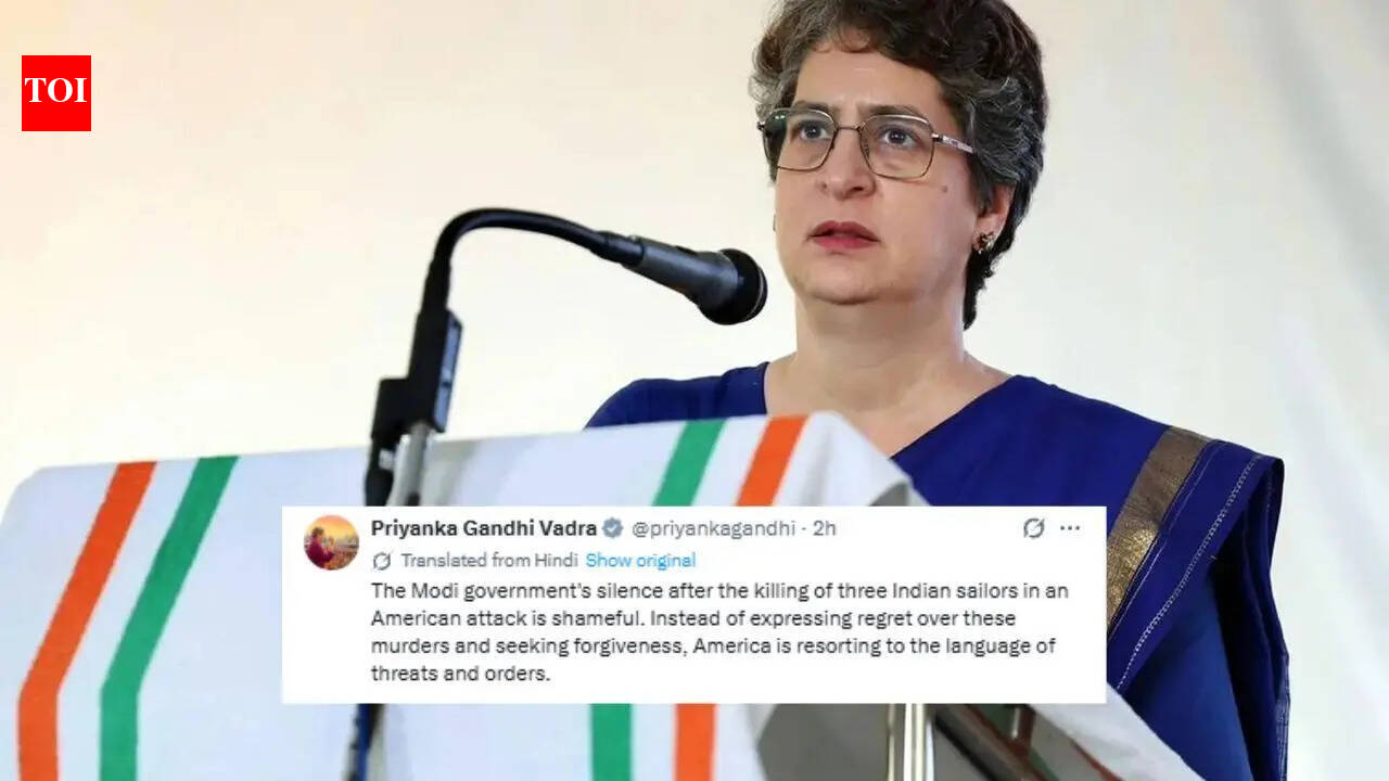 Congress Demands Accountability After US Attack Kills Three Indian Sailors | India News