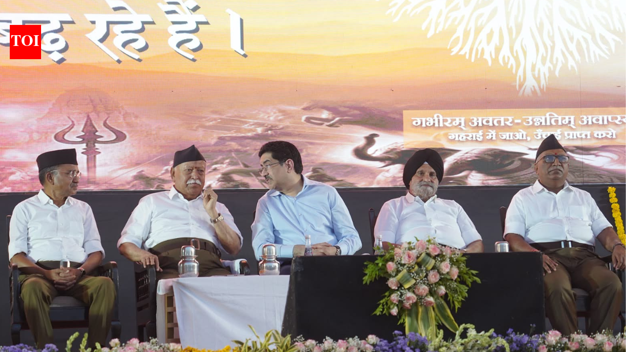 ‘Enduring strength of Sangh’: Kumar Mangalam Birla lauds RSS for its century of service | India News