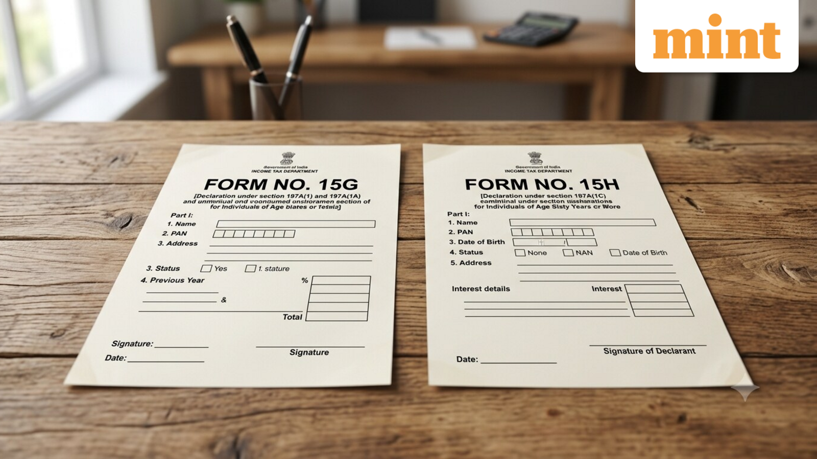 Form 15G vs Form 15H explained: Who can submit these forms to avoid TDS on interest income?