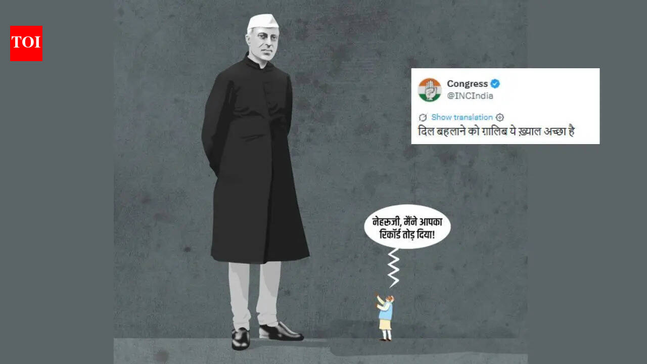 Modi: Congress Slams PM Modi on 12-Year Tenure, Compares Him to Nehru | India News