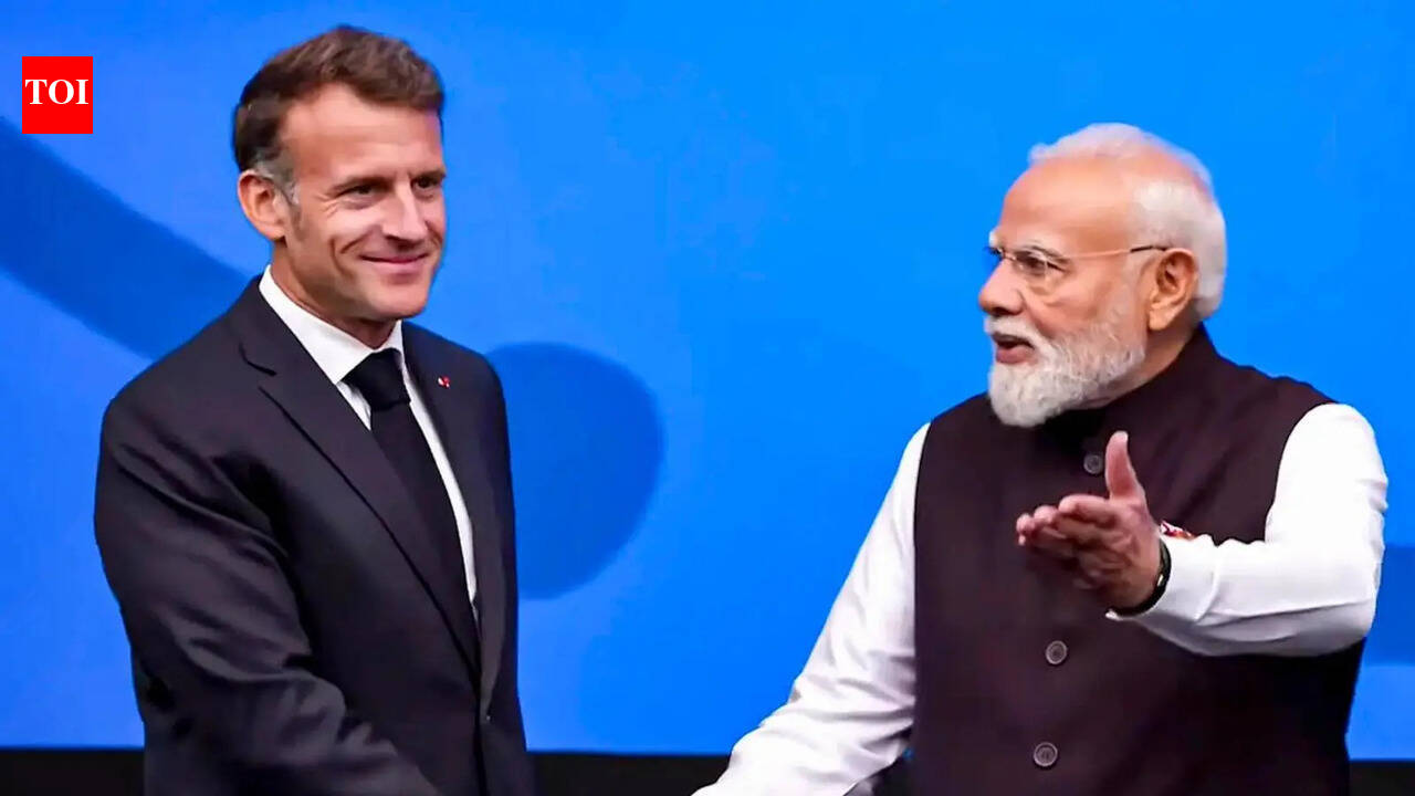 Modi tells India’s deep-tech story to the world, Macron backs him up | India News