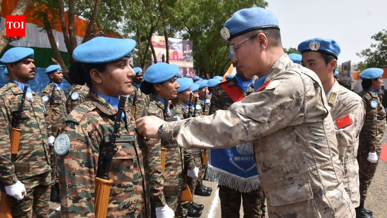 Over 550 Indian peacekeepers in South Sudan awarded UN Medal of Honour | India News