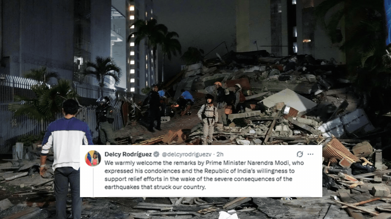 Venezuela’s Delcy Rodríguez Thanks PM Modi for Earthquake Assistance Amid Humanitarian Crisis | India News