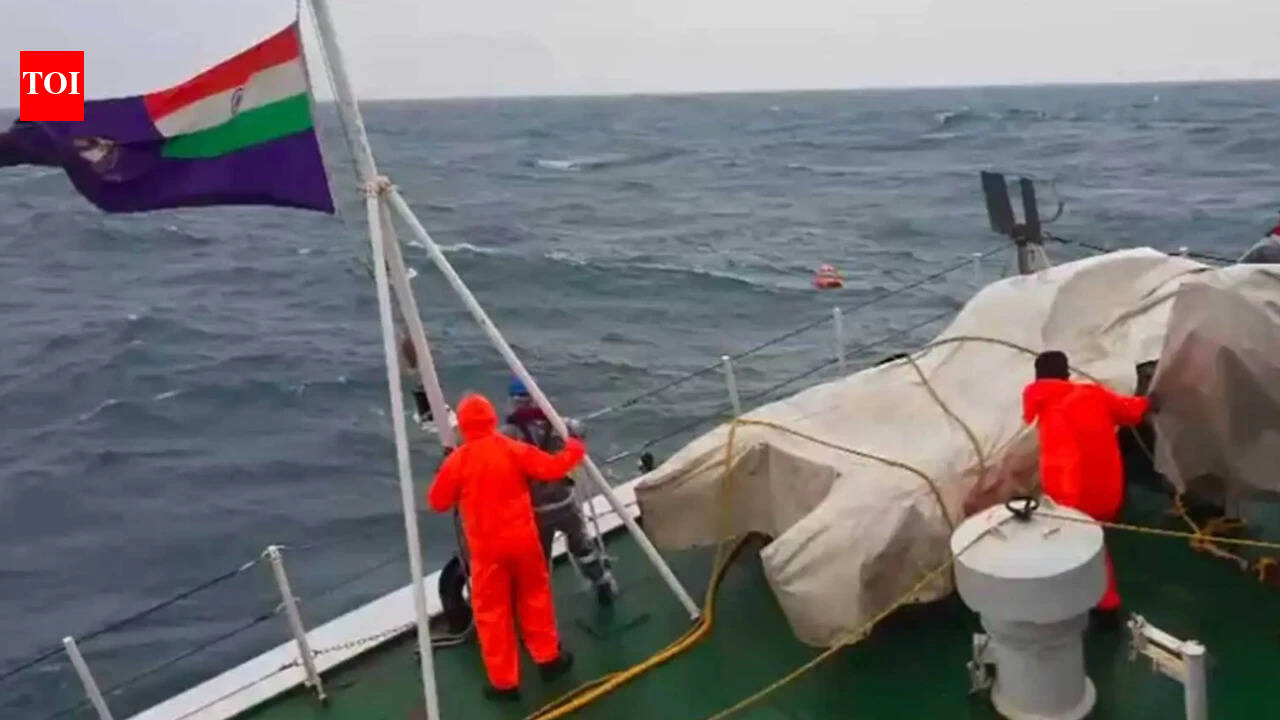 Watch: Coast Guard rescues 6 fishermen in overnight operation off Mangaluru coast | India News