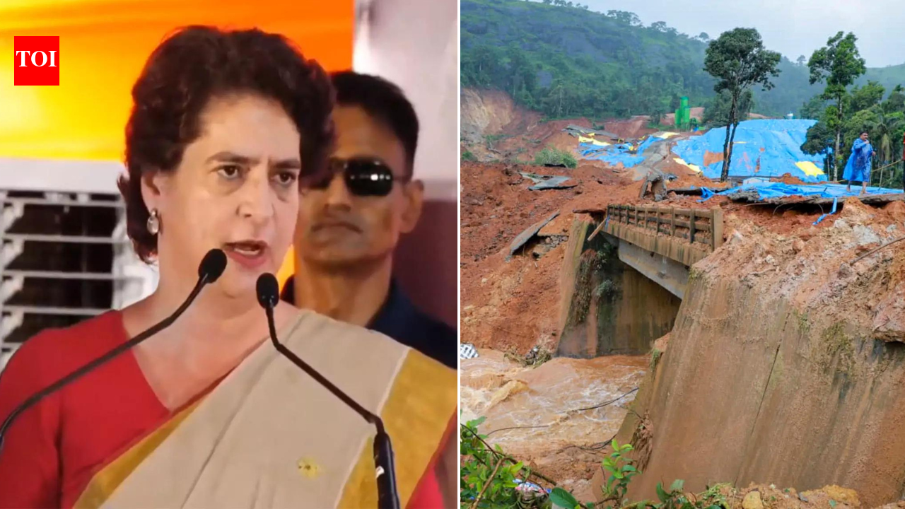 ‘Appeal UDF to provide support’: Wayanad MP Priyanka Gandhi says rescue operations in full swing amid landslide | India News