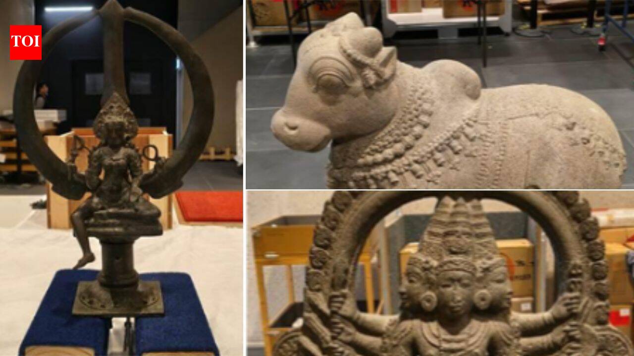 Bhadrakali, Nandi & Kartikeya: Australia announces repatriation of three ancient Indian artefacts during PM Modi’s visit | India News