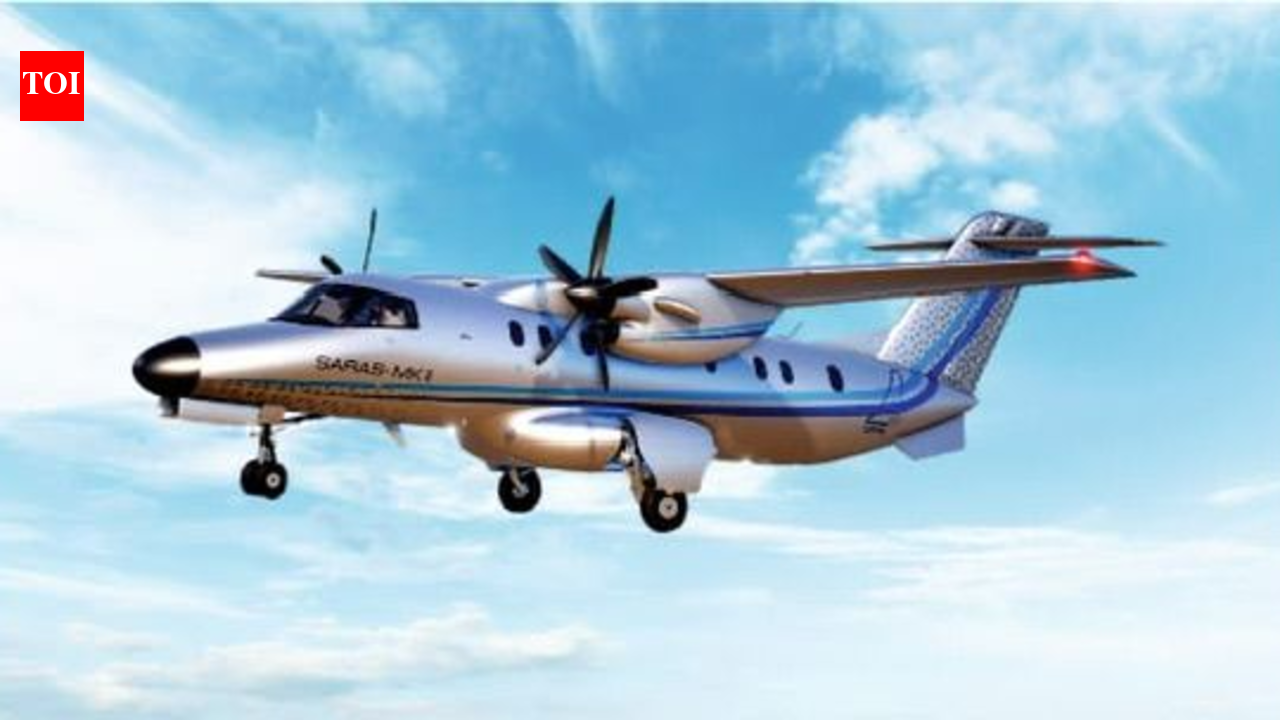 CSIR-NAL completes design of indigenous 19-seater Saras MkII light transport aircraft; minister calls it a ‘milestone’ in aviation sector | India News