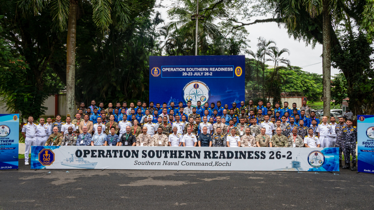 India hosts maiden Op Southern Readiness in Kochi, 26 nations join maritime exercise | India News