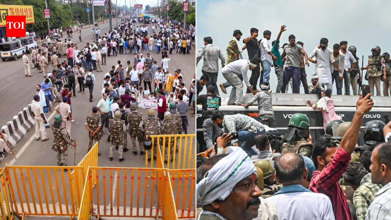 MP farmers breach barricades, reach within 1 km of CM Mohan Yadav’s residence over moong MSP | India News