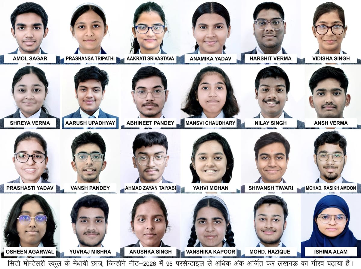 Neet: Seven Cms Students Scored Above The 99th Percentile. – Lucknow News