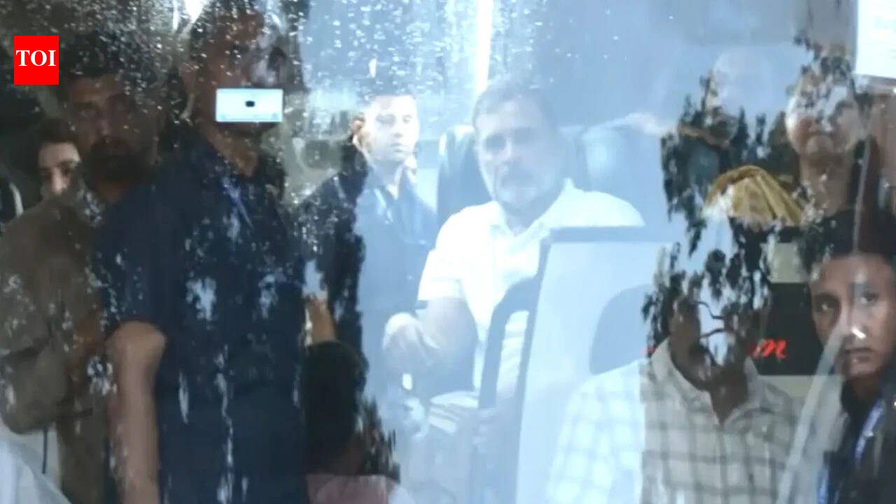 Neet-Ug Paper Leak: ‘We are with you’: Rahul Gandhi says INDIA bloc stopped during march in support of protesting students | India News