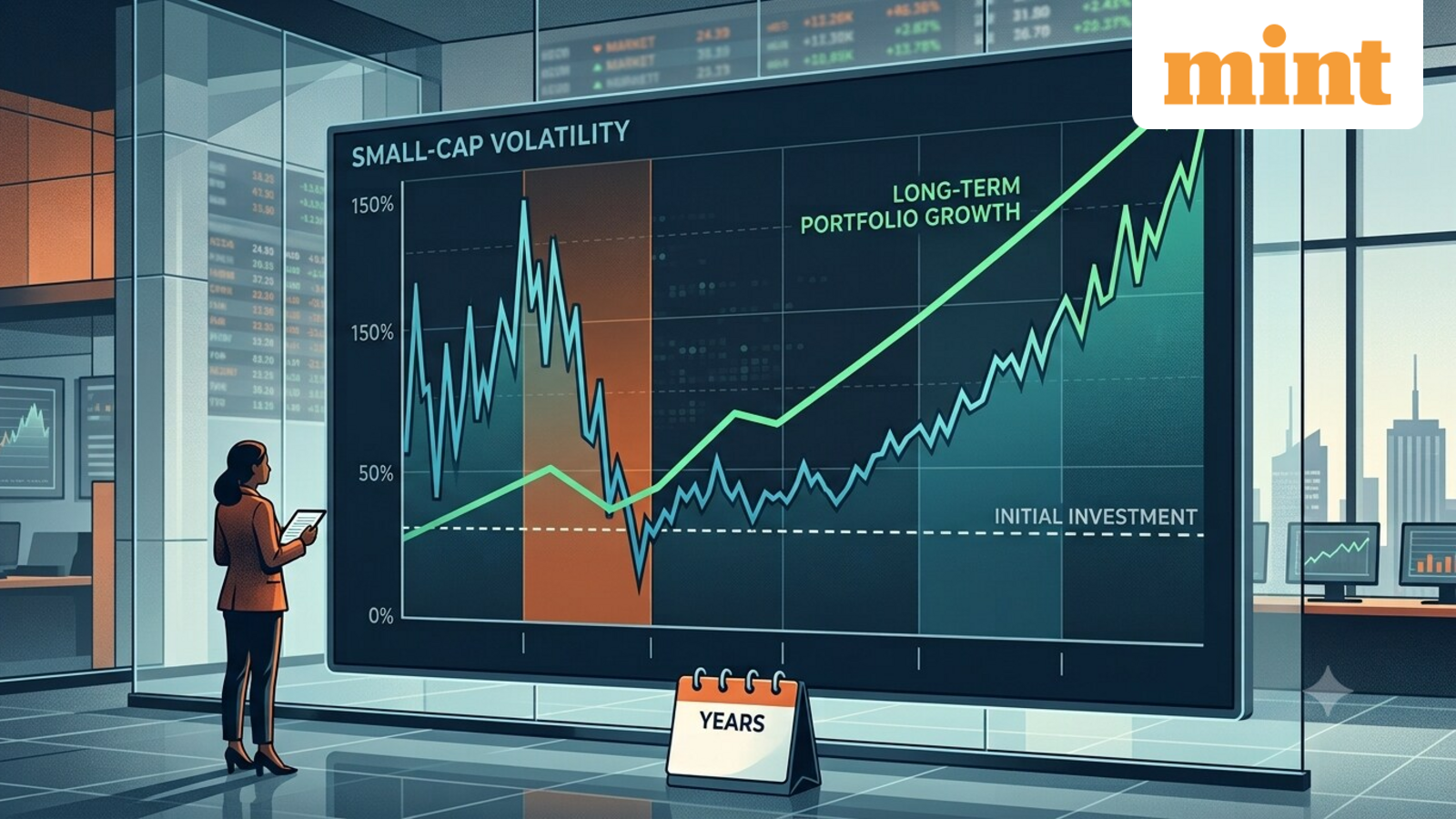 Nifty Smallcap index saw over 20% intra-year declines in 12 of 20 years: What history reveals about timing the market