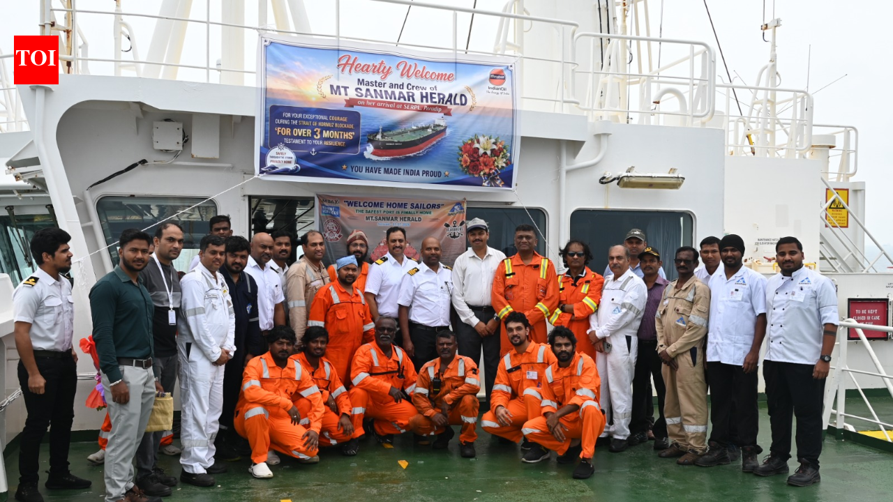 Strait Of Hormuz: India-bound oil tanker hit by shrapnel near Hormuz reaches Odisha port safely | India News