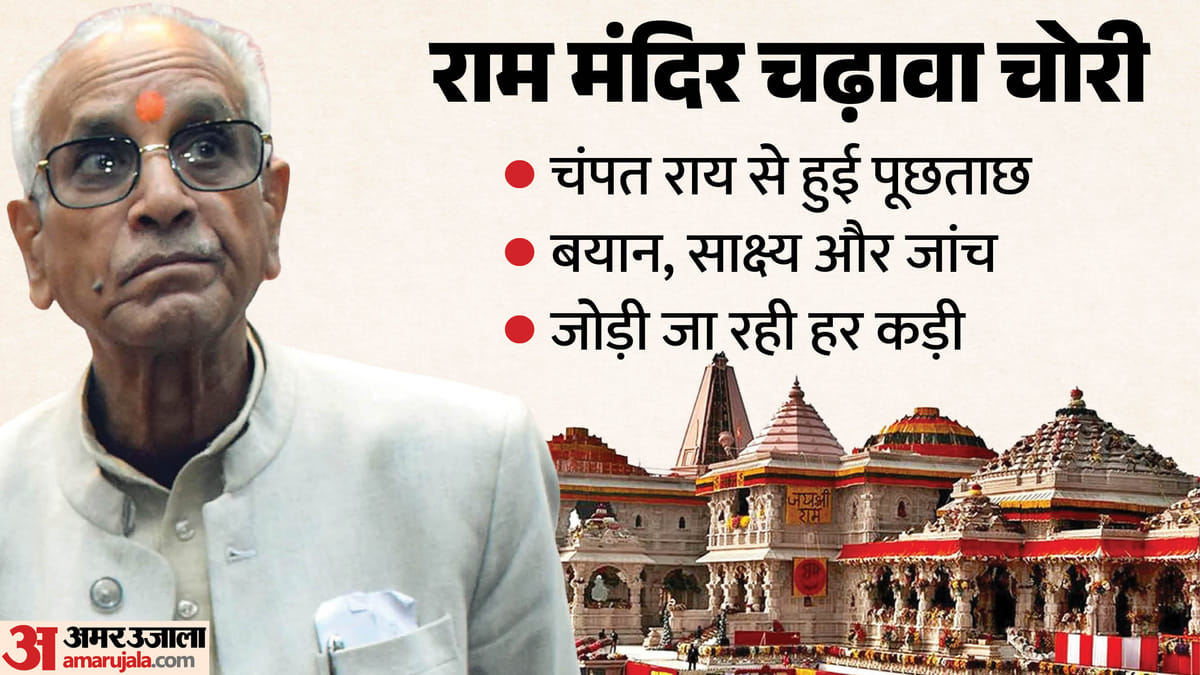राम मंदिर चढ़ावा चोरी:एक बार फिर से एसआईटी पहुंची अयोध्या, चंपत, अनिल और गोपाल से हुए ये तीखे सवाल – Ram Temple Offering Theft: Sit Arrives In Ayodhya Once Again, Champat, Anil And Gopal Are Questioned.