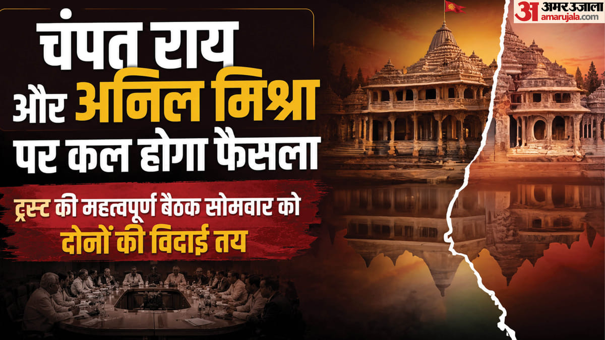 राम मंदिर चढ़ावा चोरी:ट्रस्ट से चंपत राय और अनिल मिश्रा की विदाई तय, आज की बैठक में होगा बड़ा फैसला – Ram Temple Offering Theft: Champat Rai And Anil Mishra Set To Be Removed From The Trust