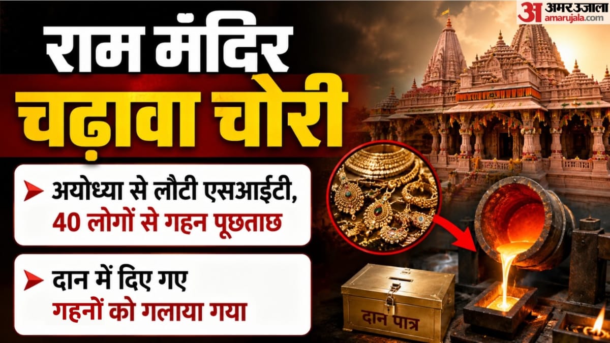 राम मंदिर चढ़ावा:दान में मिले गहने गला दिए गए, बैंक कर्मियों सहित आठ रडार पर; ऑडिट में खुले ये राज – Ram Temple Offerings: Donated Jewelry Melted, Eight People, Including Bank Employees, Are Under Investigation;