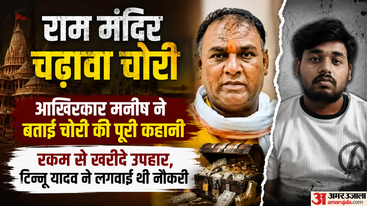 राम मंदिर:मनीष यादव ने बताया कैसी होती थी चढ़ावे में चोरी, मिले पैसों से खरीदी जमीनें और दिए महंगे उपहार – Ram Temple: Manish Yadav Reveals How Offerings Were Stolen, How He Used The Money To Buy Land And Give Expensi