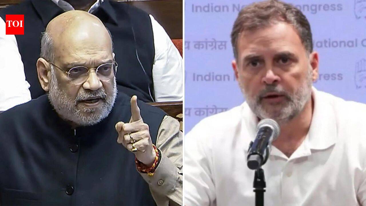 Amit Shah ‘ready to answer any question’; Rahul Gandhi says ‘not interested in him giving us lecture’ | India News