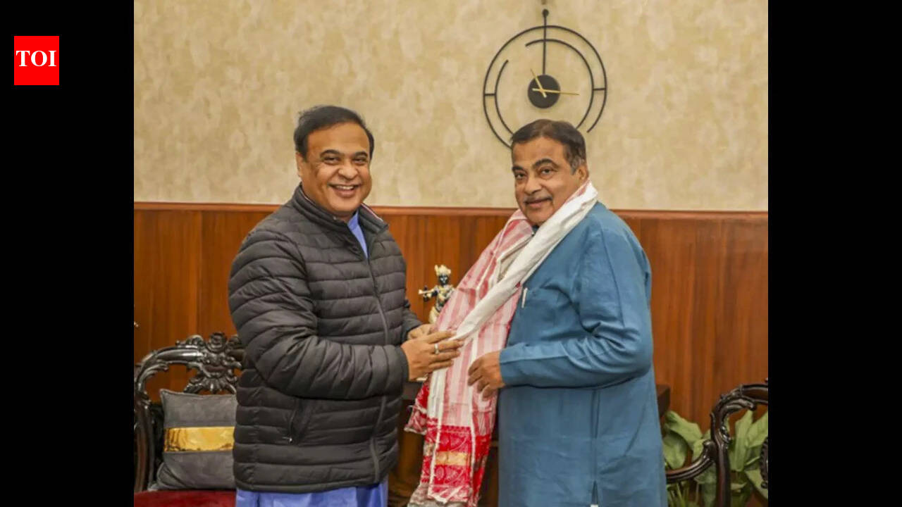 Assam: CM Himanta meets Nitin Gadkari, seeks flood-resilient highways, restoration of damaged roads | India News