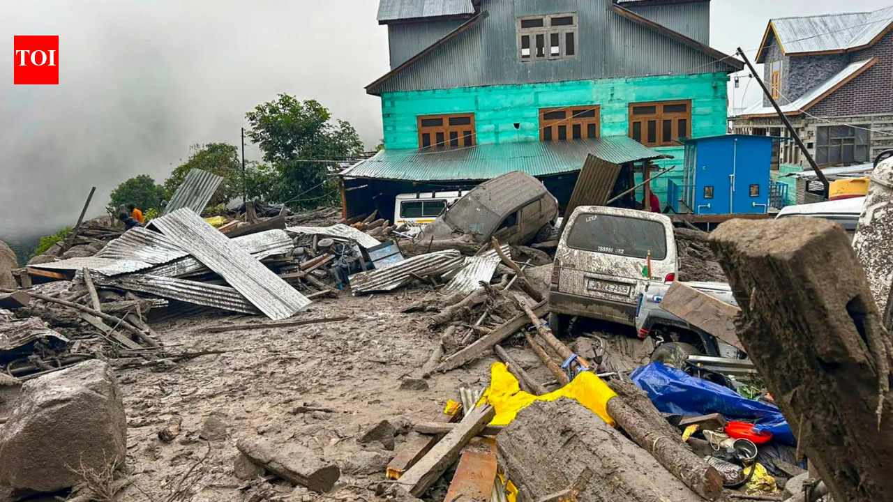 Cloudburst damages structures in Kishtwar; rain halts Amarnath Yatra | India News
