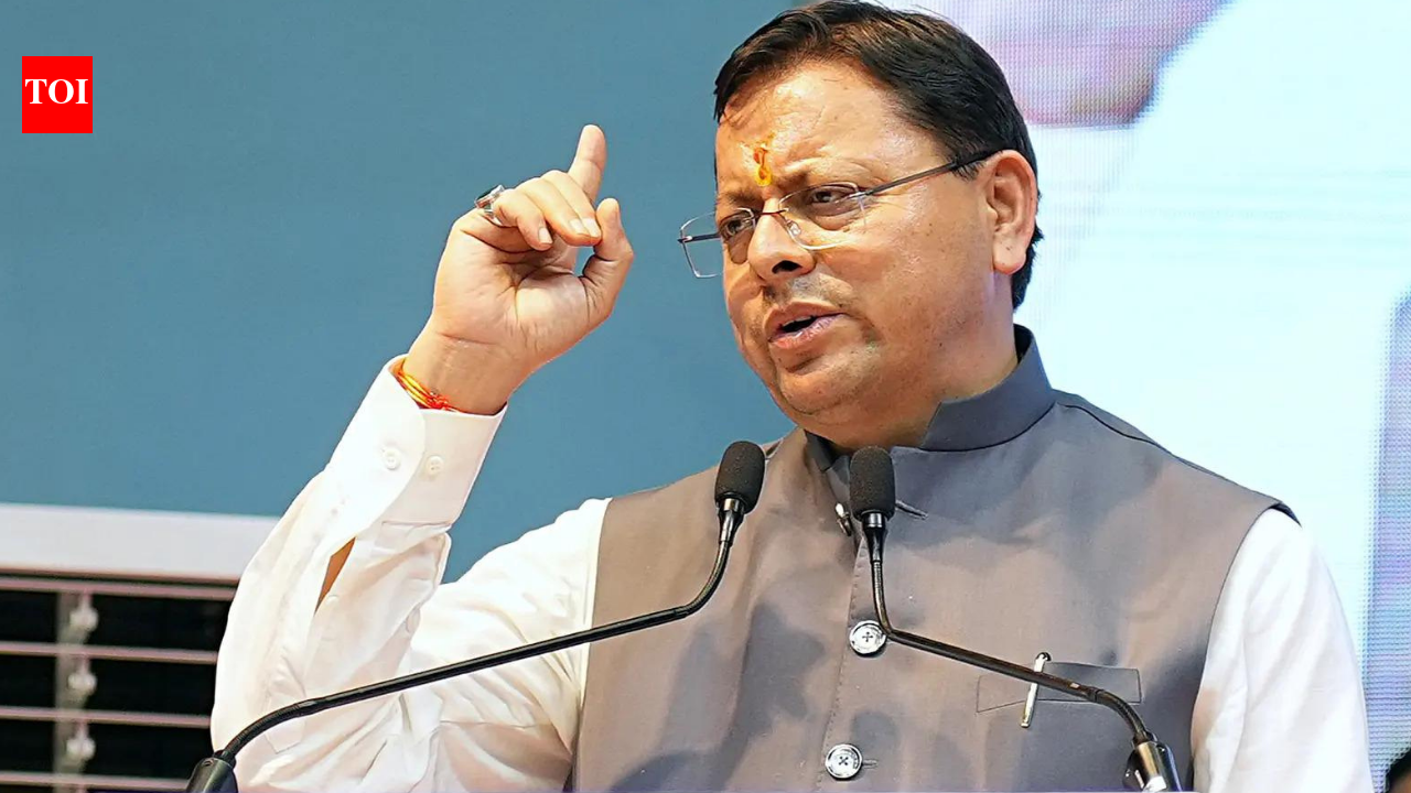 ‘Congress has become issue-less, pushing forward unnecessary issues’: CM Dhami amid Uttarakhand purification row | India News