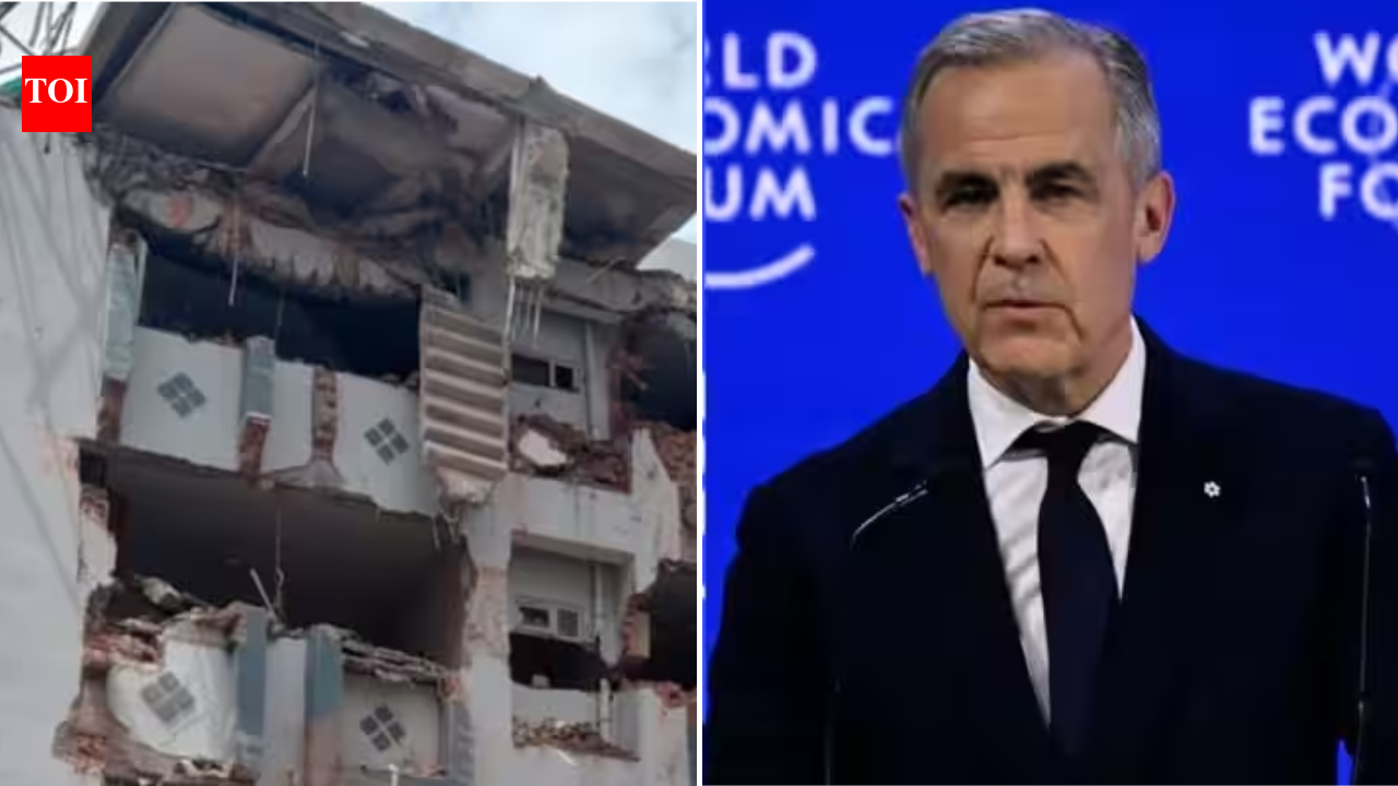 Evening news wrap: Two dead after building collapses in Hyderabad; Canada suspends trade talks with US, and more | India News