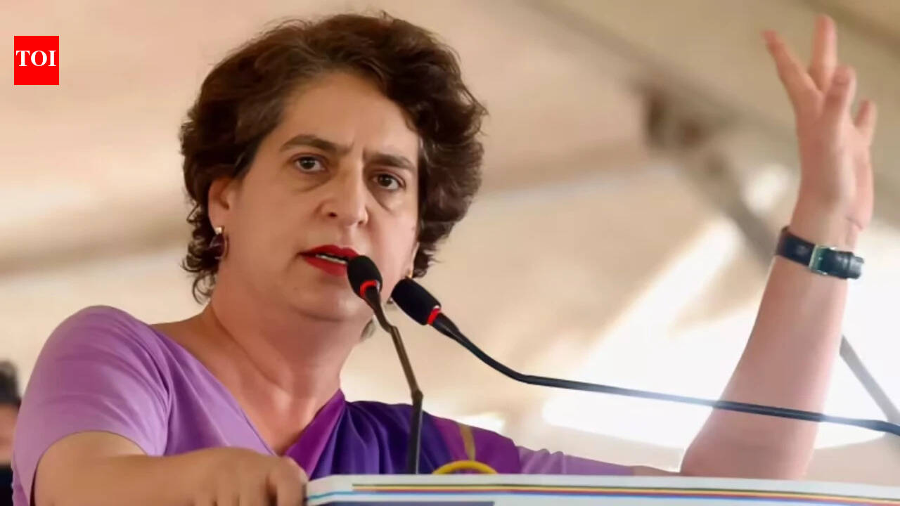 File FIR against those who did ‘purification’: Priyanka to PM Modi | India News