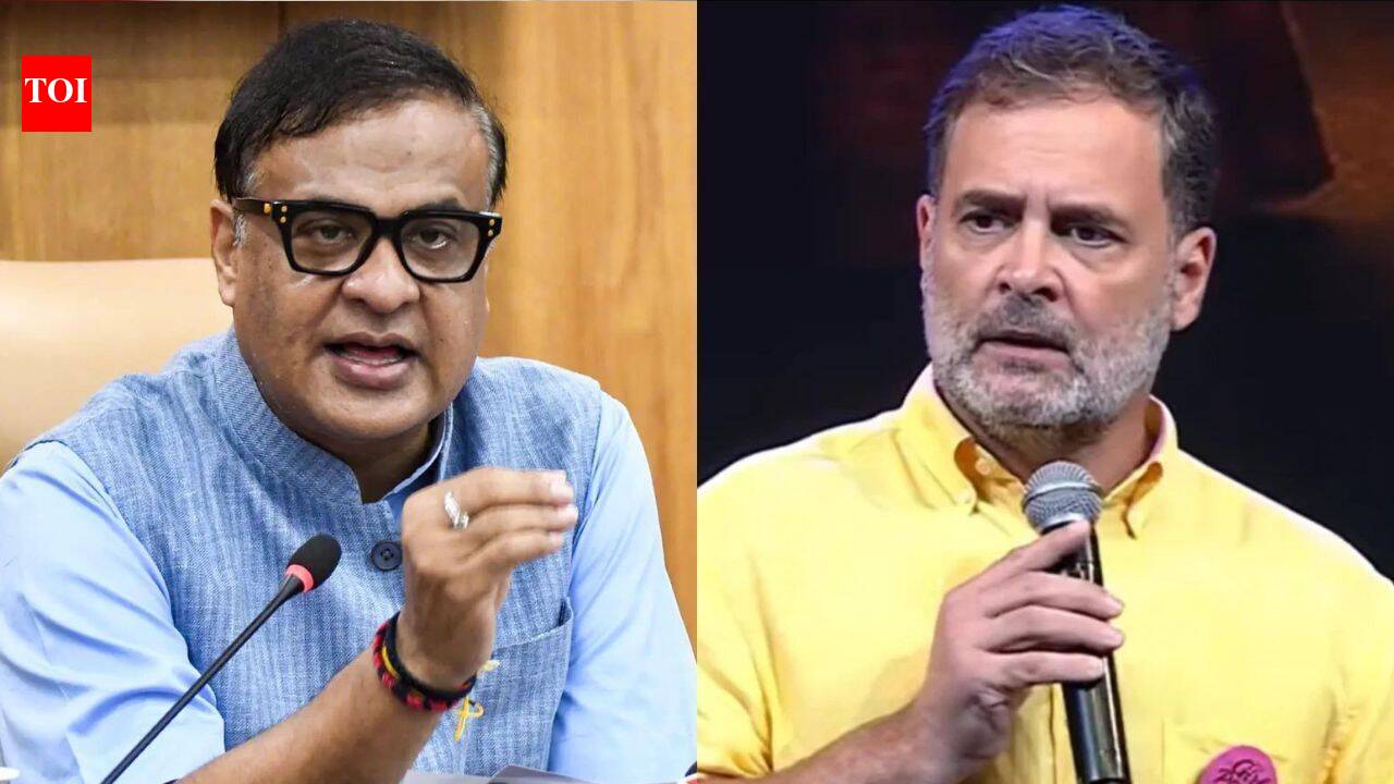 ‘Hindu baiter’: CM Himanta slams Rahul Gandhi over Manusmriti row | India News