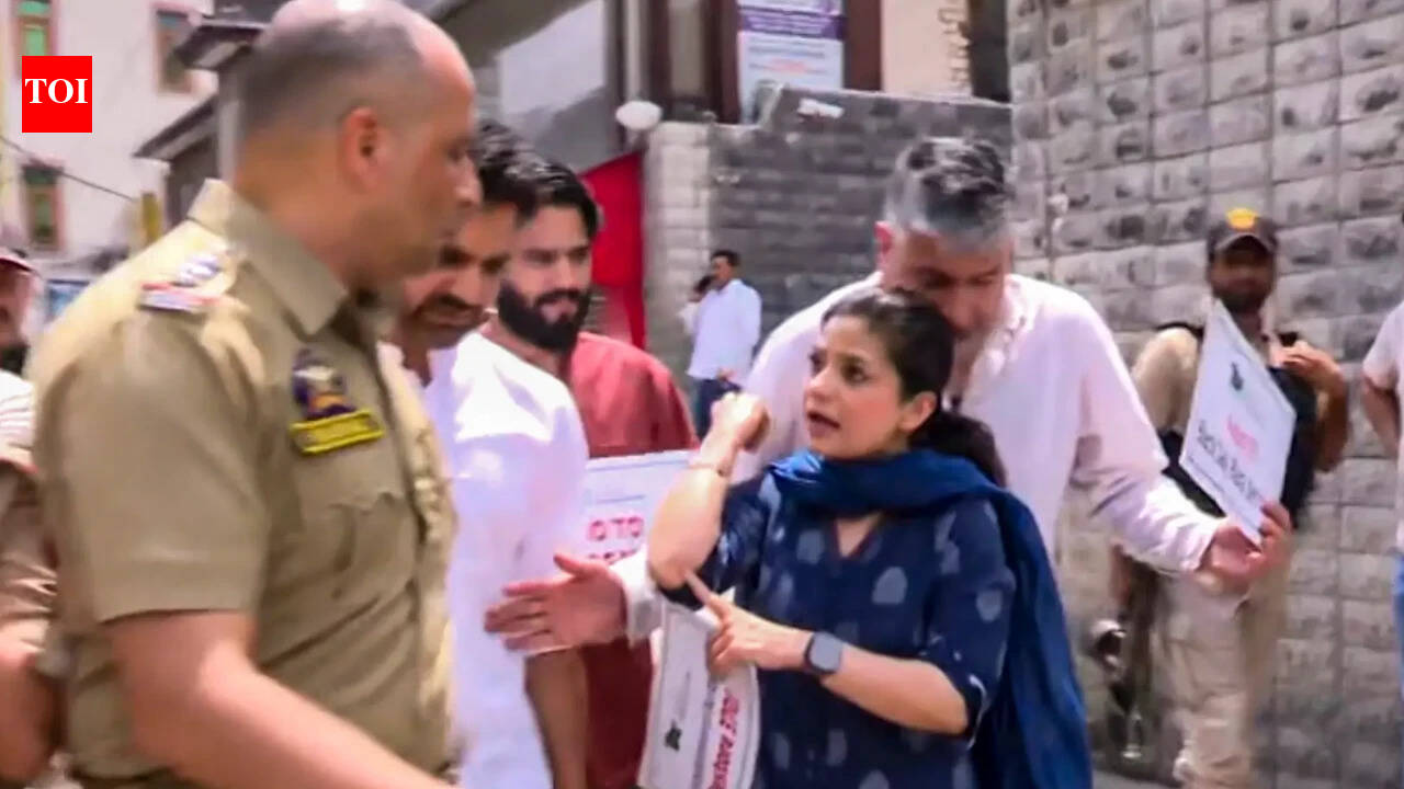 Iltija faces FIR, questioning over ‘assault’ on cop, accuses police of manhandling; Omar calls it ‘fixed match’ | India News