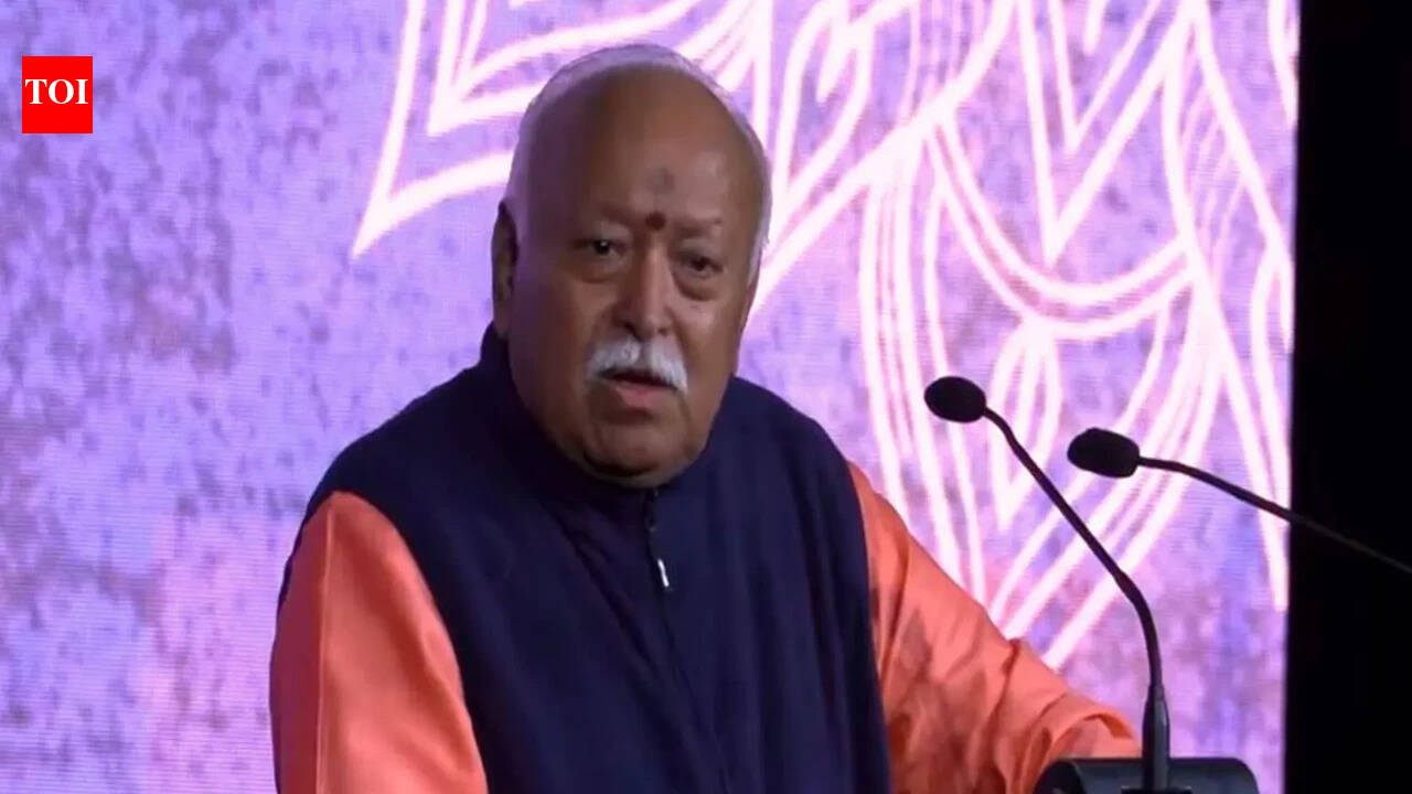 ‘RSS vision is to see the world as one’: Sangh chief Mohan Bhagwat at New York event | India News