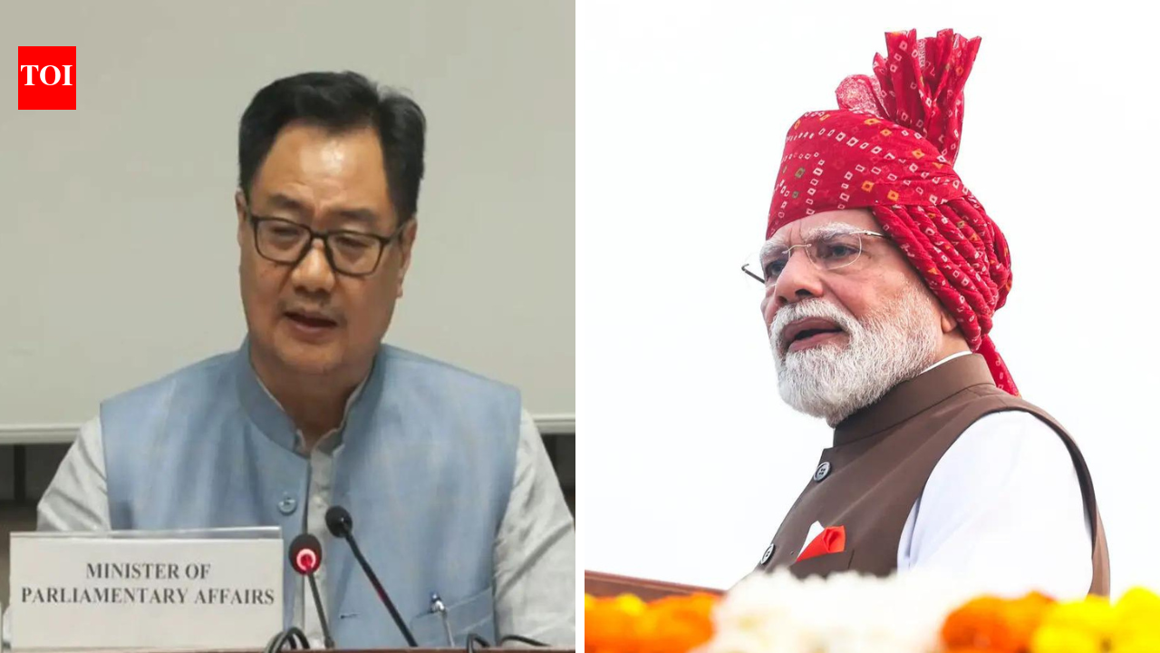 Rijiju on PM Modi’s I-Day remarks
