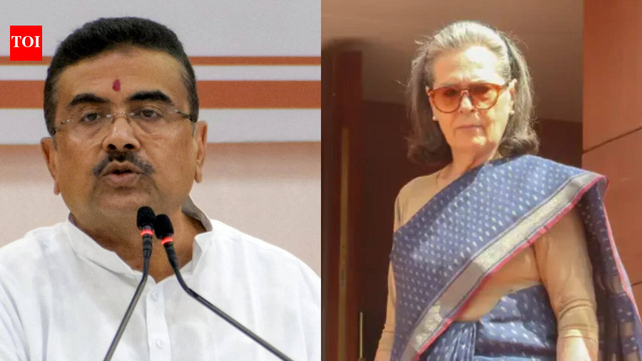 Suvendu Adhikari slams Congress’ Sonia Gandhi over I-Day Vande Mataram row