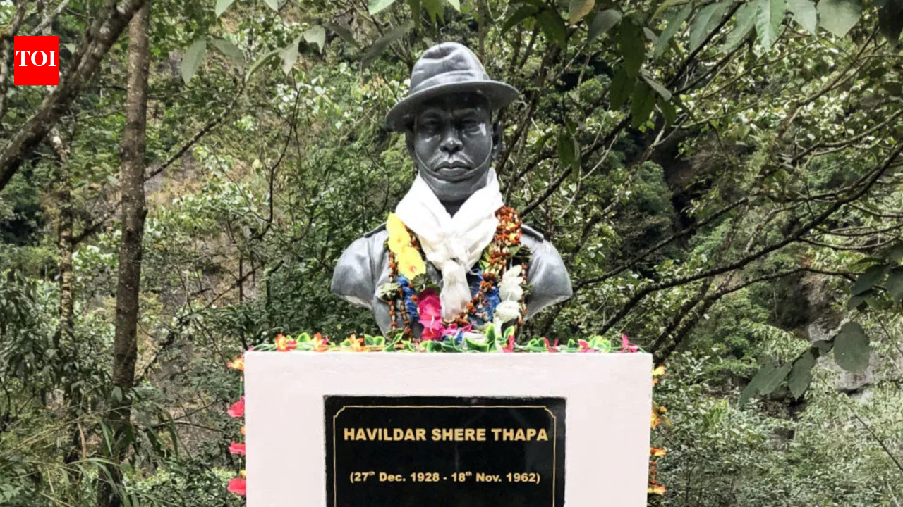 Two memorials of 1962 war heroes figure in 27 places formally named in Arunachal | India News