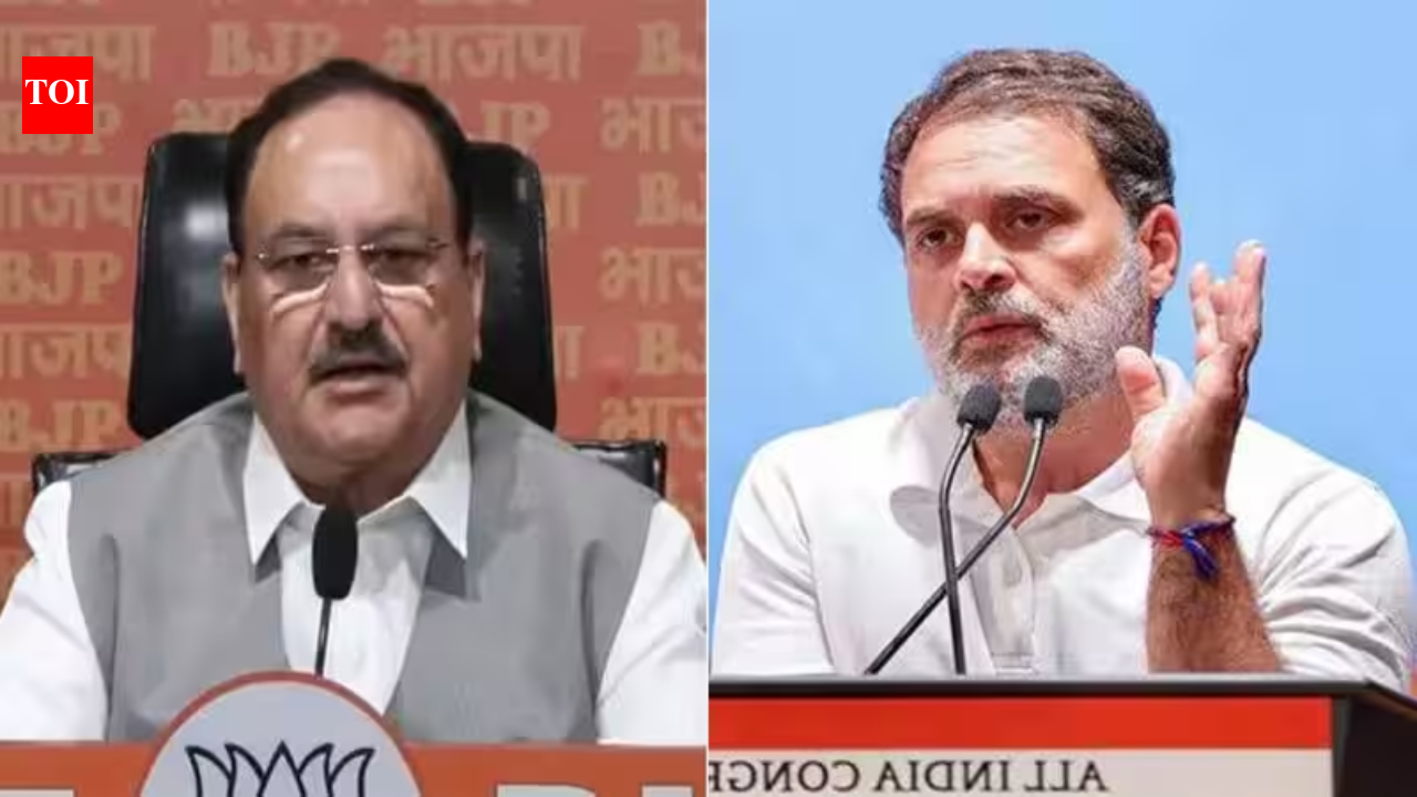 ‘Will be given a fitting reply’: Nadda dares Rahul to come for discussion in Parliament | India News