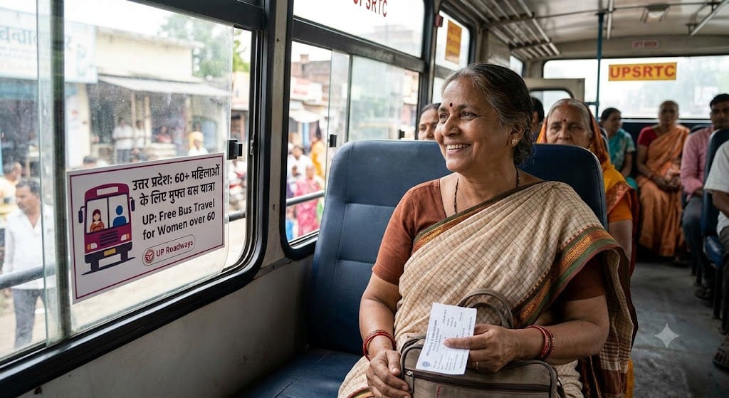 यूपी:60 साल के ऊपर की महिलाओं के लिए फ्री बस सेवा शुरू, क्यू आर कोड के माध्यम से होगी स्कैन की व्यवस्था – Up: Free Bus Service Launched For Women Over 60, Scanned Via Qr Code