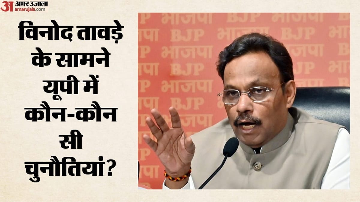 यूपी:प्रदेश में विनोद तावड़े की होगी असली परीक्षा, सरकार-संगठन के बीच तालमेल बैठाना बड़ी जिम्मेदारी – Up: Vinod Tawde Will Face The Real Test In The State, Coordinating Between The Government And The Organization