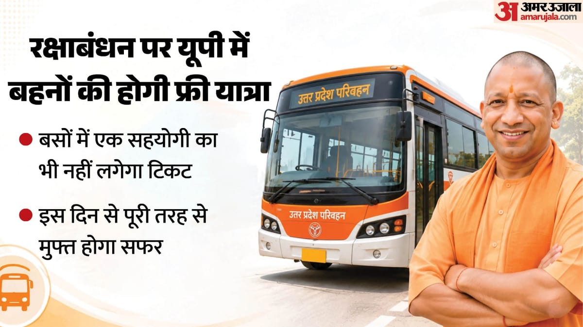 यूपी:रक्षाबंधन पर महिलाओं को योगी सरकार का बड़ा तोहफा, बहनों के साथ सहयोगी की फ्री यात्रा शुरू – Up: Yogi Government Offers Women A Big Gift On Rakshabandhan, Free Travel For Companions Accompanying Sisters