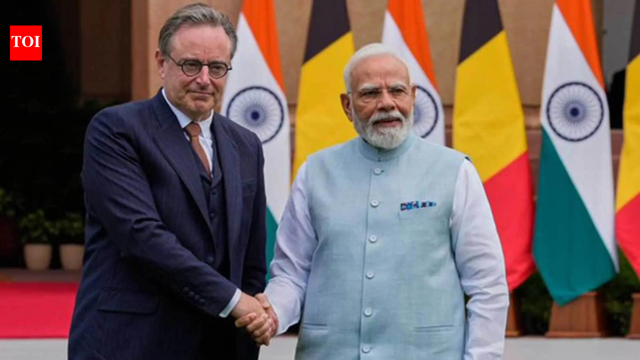 India, Belgium deepen defence, clean-energy ties; to double trade | India News