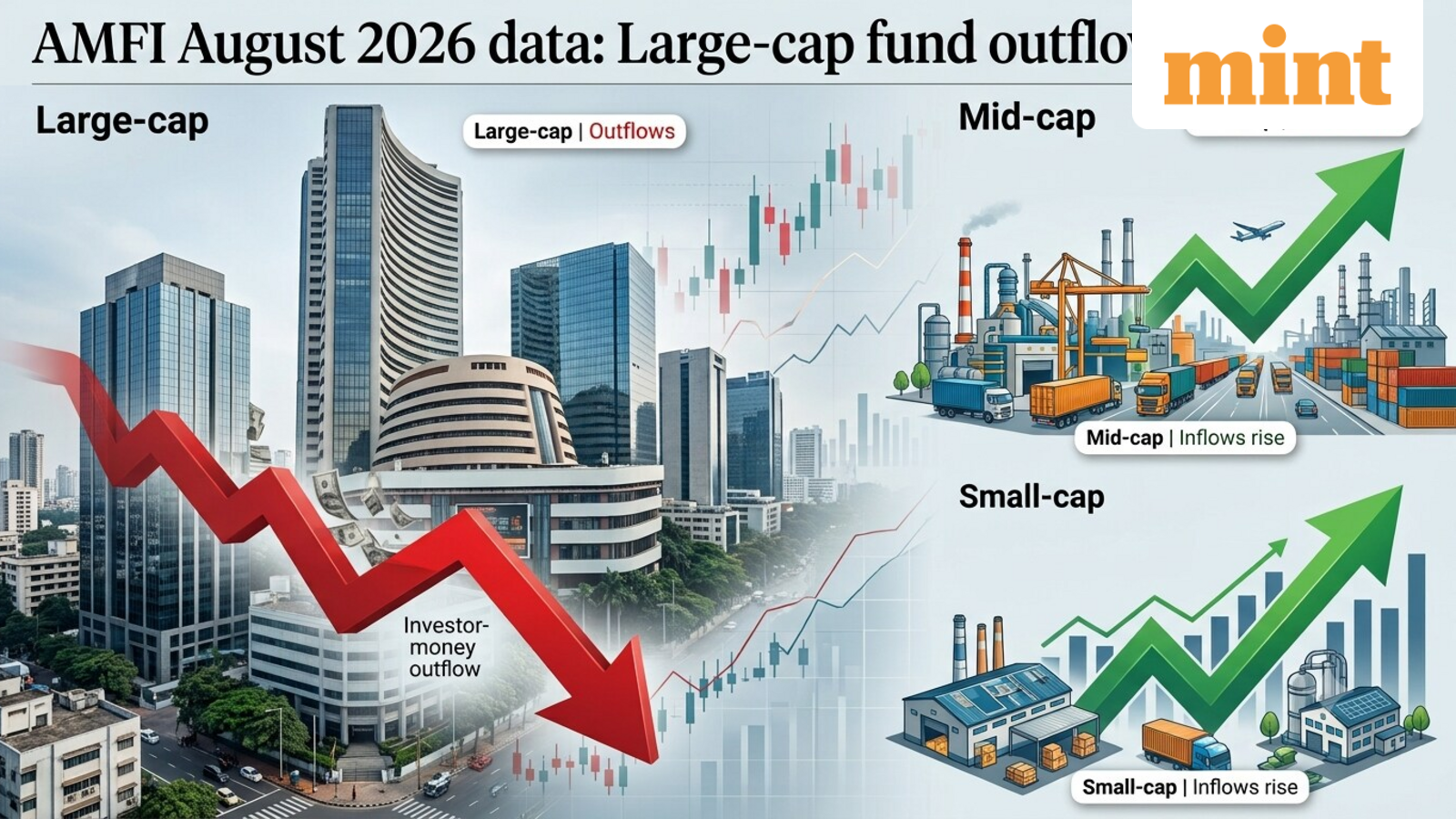 Two months of red: Large-cap outflows deepen after 6-month inflow streak — what should investors do?